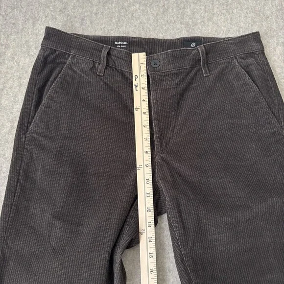 AG Marshall Corduroy Trouser Mens 33x31 Brown Slim Fit - Picture 6 of 16